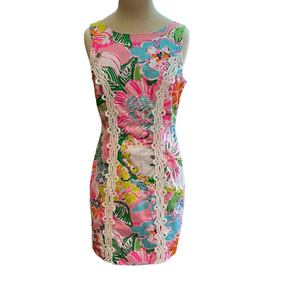 Lilly Pulitzer 20th Anniversary Collection Shift Dress, Multi Color, Size 6 - Picture 1 of 8